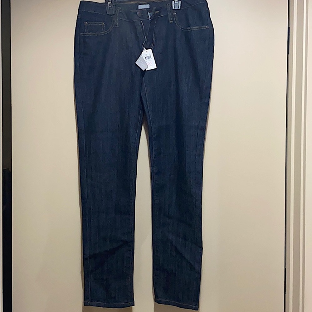 New Dark Denim Straight Leg Jeans